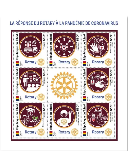 n° 3944/3951 - Timbre TCHAD Poste