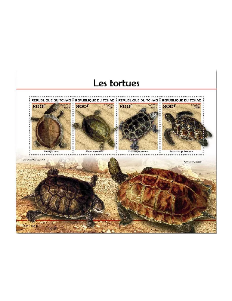 n° 3991/3994 - Timbre TCHAD Poste
