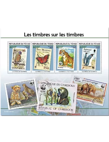 n° 4023/4026 - Timbre TCHAD Poste