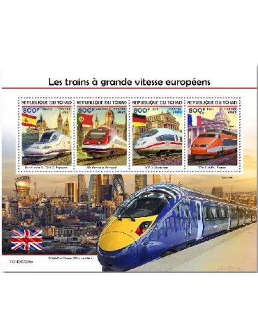 n° 4047/4050 - Timbre TCHAD Poste