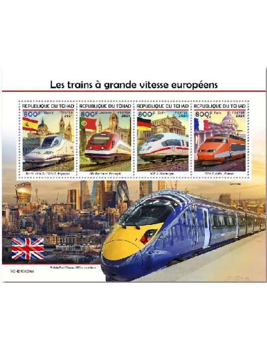 n° 4047/4050 - Timbre TCHAD Poste