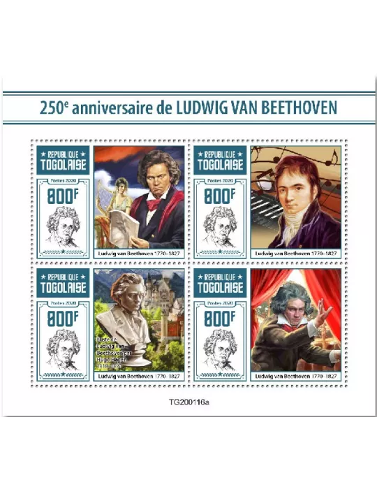 n° 7963/7966 - Timbre TOGO Poste