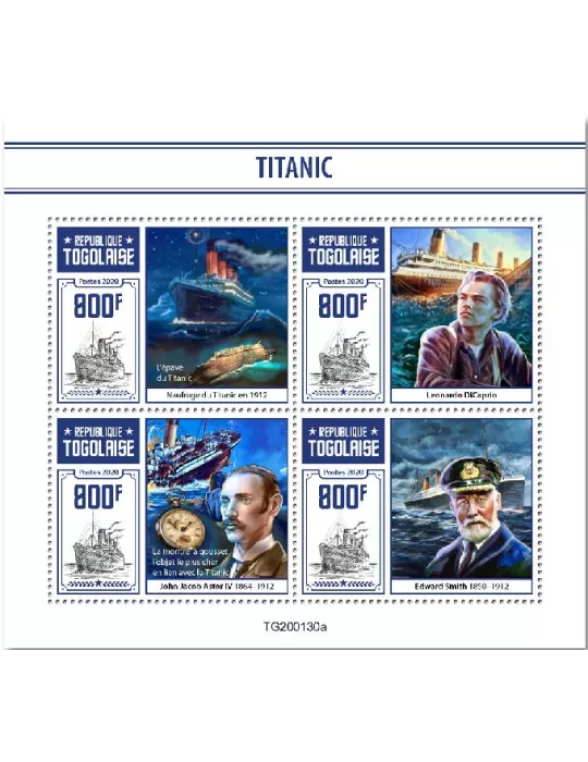 n° 8019/8022 - Timbre TOGO Poste