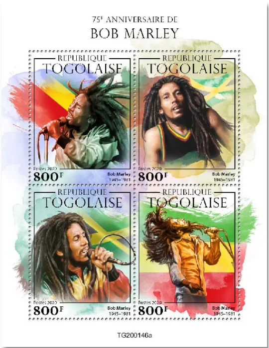 n° 8083/8086 - Timbre TOGO Poste