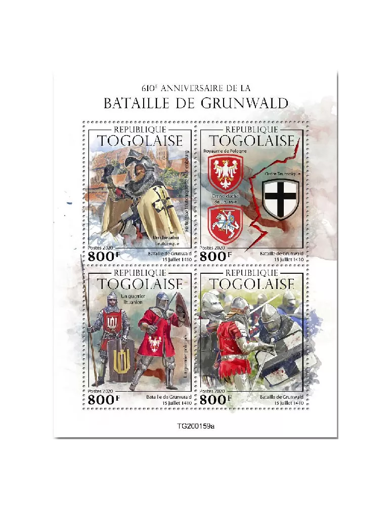 n° 8135/8138 - Timbre TOGO Poste