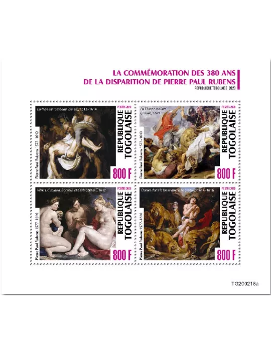 n° 8238/8241 - Timbre TOGO Poste