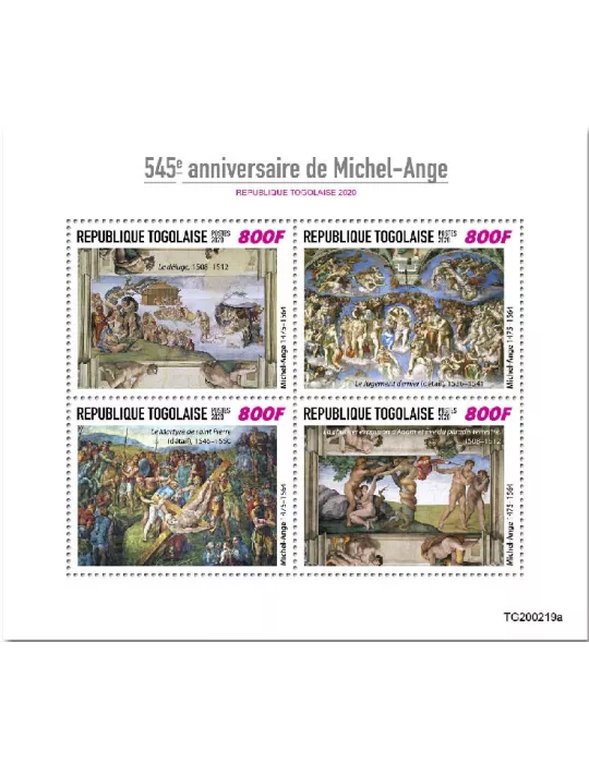 n° 8242/8245 - Timbre TOGO Poste