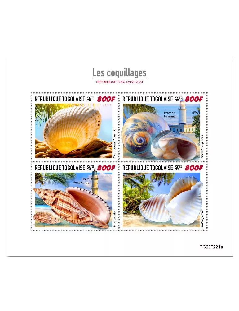 n° 8250/8253 - Timbre TOGO Poste