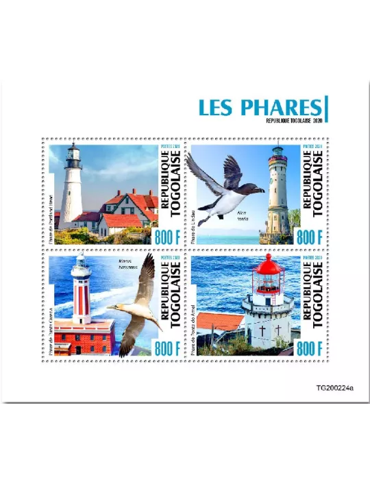 n° 8261/8264 - Timbre TOGO Poste