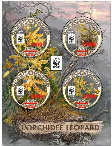 n° 8284/8287 - Timbre TOGO Poste