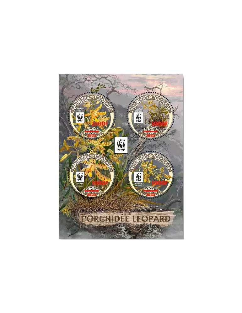 n° 8284/8287 - Timbre TOGO Poste