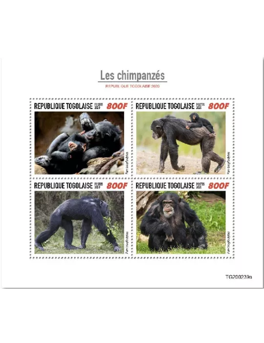 n° 8335/8338 - Timbre TOGO Poste