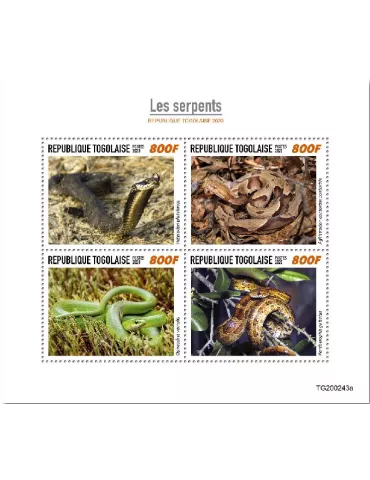n° 8351/8354 - Timbre TOGO Poste