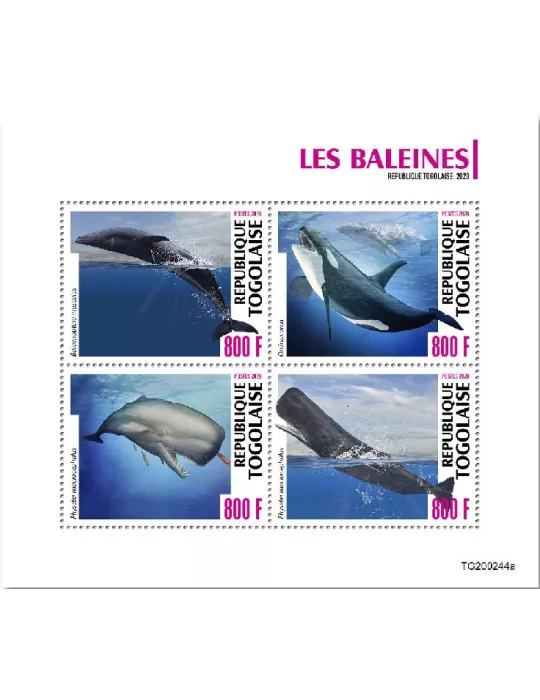 n° 8355/8358 - Timbre TOGO Poste