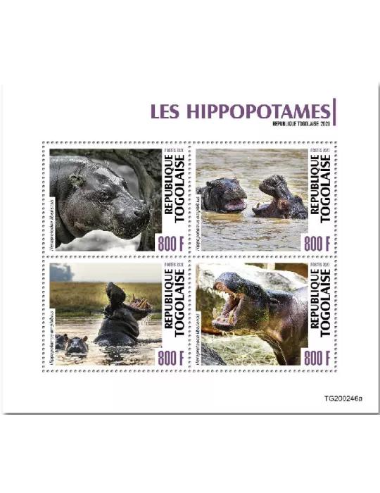 n° 8363/8366 - Timbre TOGO Poste