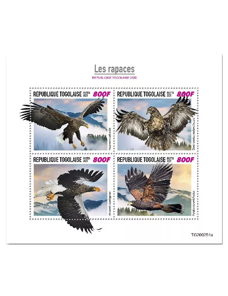 n° 8383/8386 - Timbre TOGO Poste
