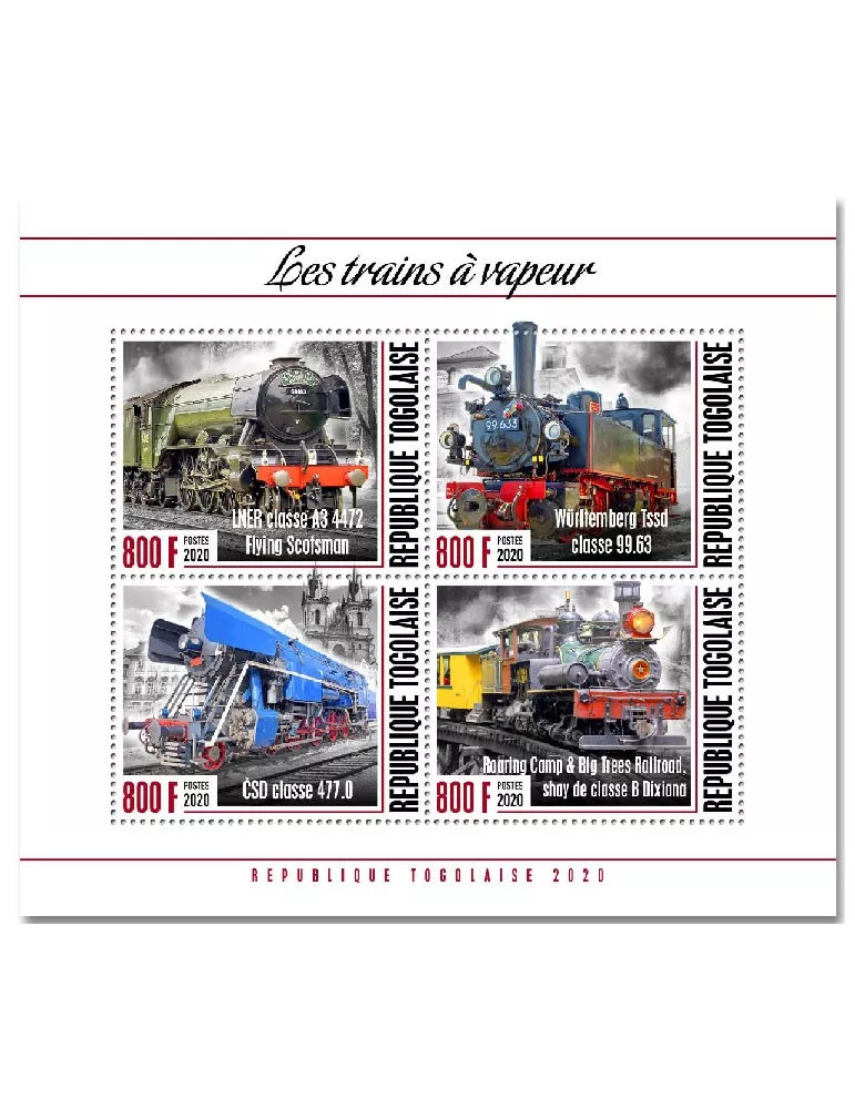 n° 8543/8546 - Timbre TOGO Poste