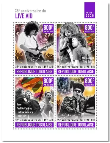 n° 8604/8607 - Timbre TOGO Poste