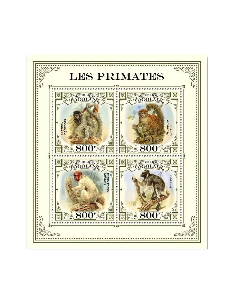 n° 8871/8874 - Timbre TOGO Poste