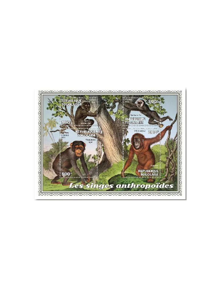 n° 8879/8882 - Timbre TOGO Poste