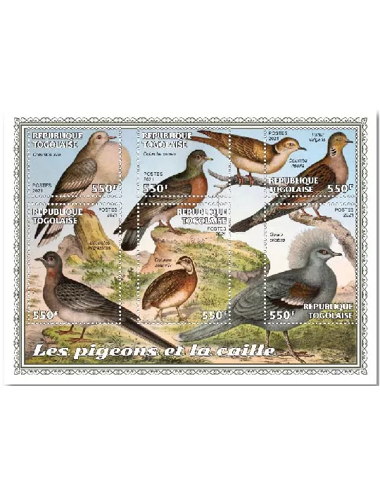 n° 8919/8924 - Timbre TOGO Poste