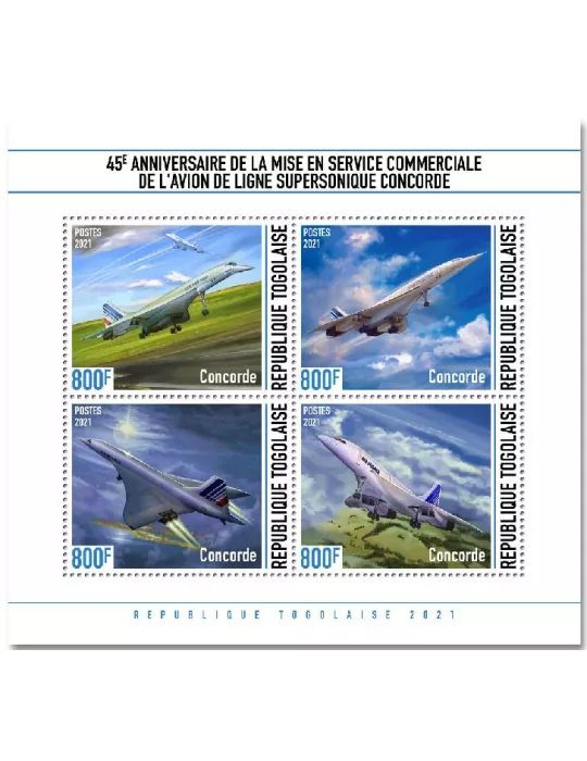 n° 8953/8956 - Timbre TOGO Poste