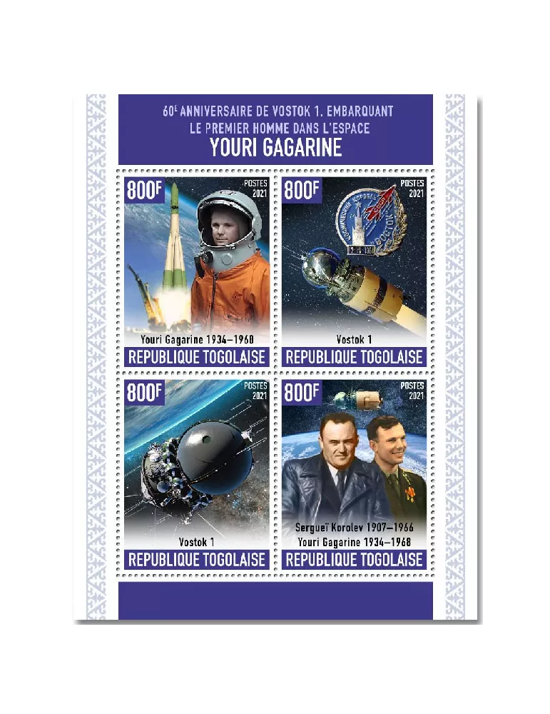 n° 8985/8988 - Timbre TOGO Poste