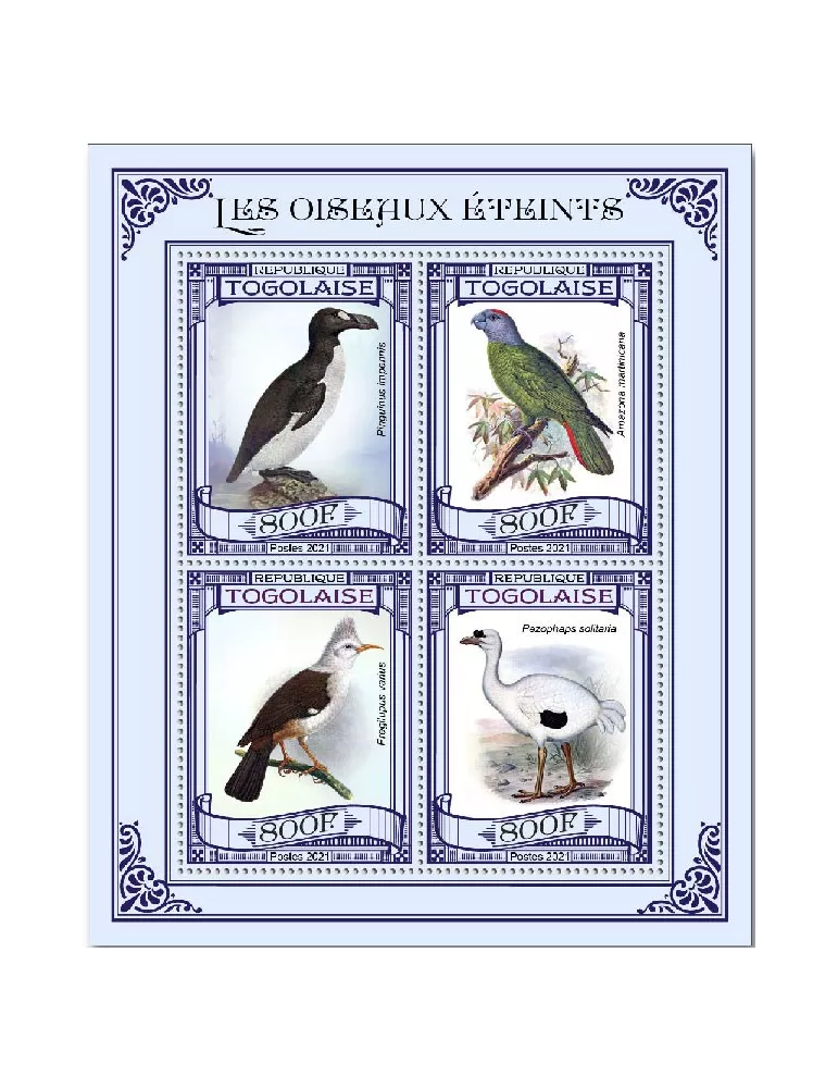 n° 9027/9030 - Timbre TOGO Poste