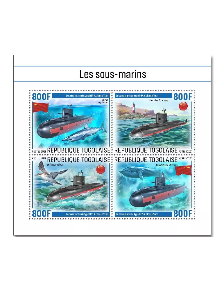 n° 9127/9130 - Timbre TOGO Poste