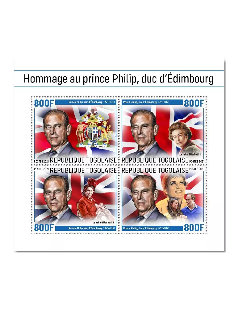 n° 9147/9150 - Timbre TOGO Poste