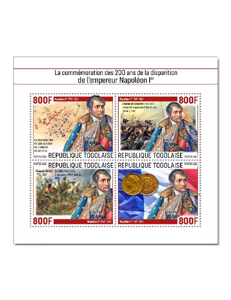 n° 9195/9198 - Timbre TOGO Poste