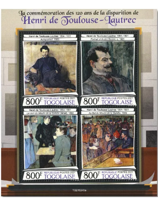 n° 9231/9234 - Timbre TOGO Poste