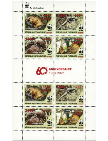 n° 9241/9244 (les 8 valeurs - 2 séries) - Timbre TOGO Poste