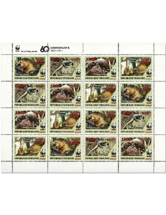 n° 9249/9252 (les 16 valeurs - 4 séries) - Timbre TOGO Poste