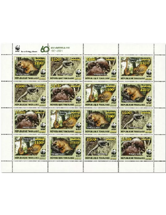 n° 9253/9256 (les 16 valeurs - 4 séries) - Timbre TOGO Poste