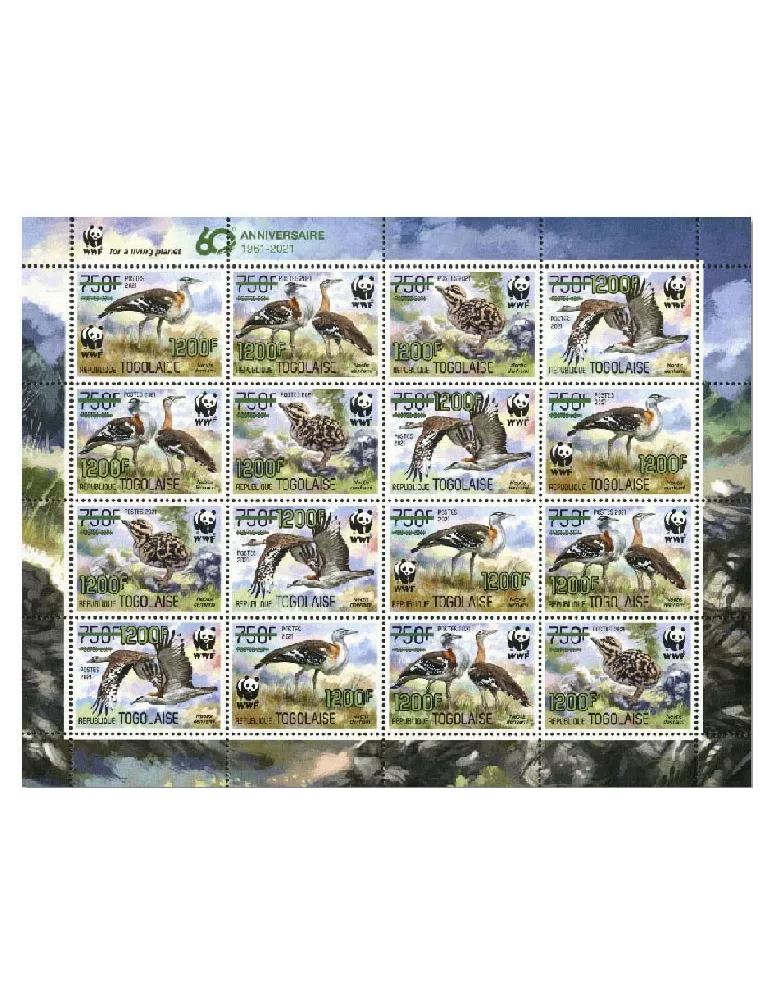 n° 9269/9272 (les 16 valeurs - 4 séries) - Timbre TOGO Poste