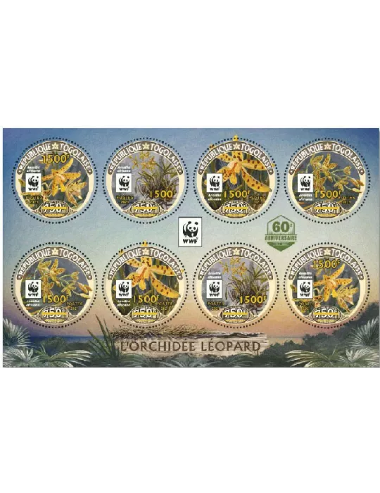 n° 9273/9276 (les 8 valeurs - 2 séries) - Timbre TOGO Poste