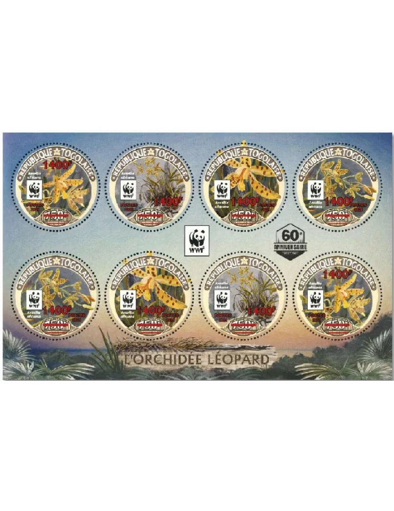 n° 9277/9277 (les 8 valeurs - 2 séries) - Timbre TOGO Poste