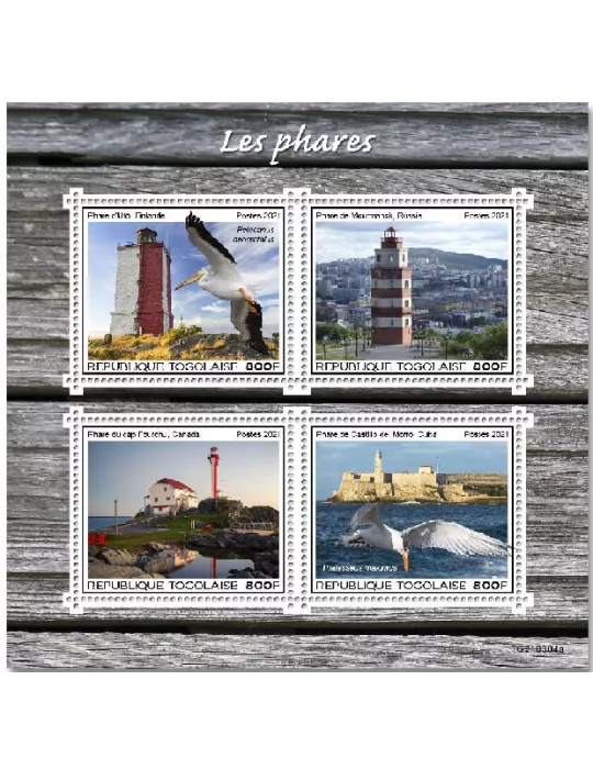 n° 9293/9296 - Timbre TOGO Poste