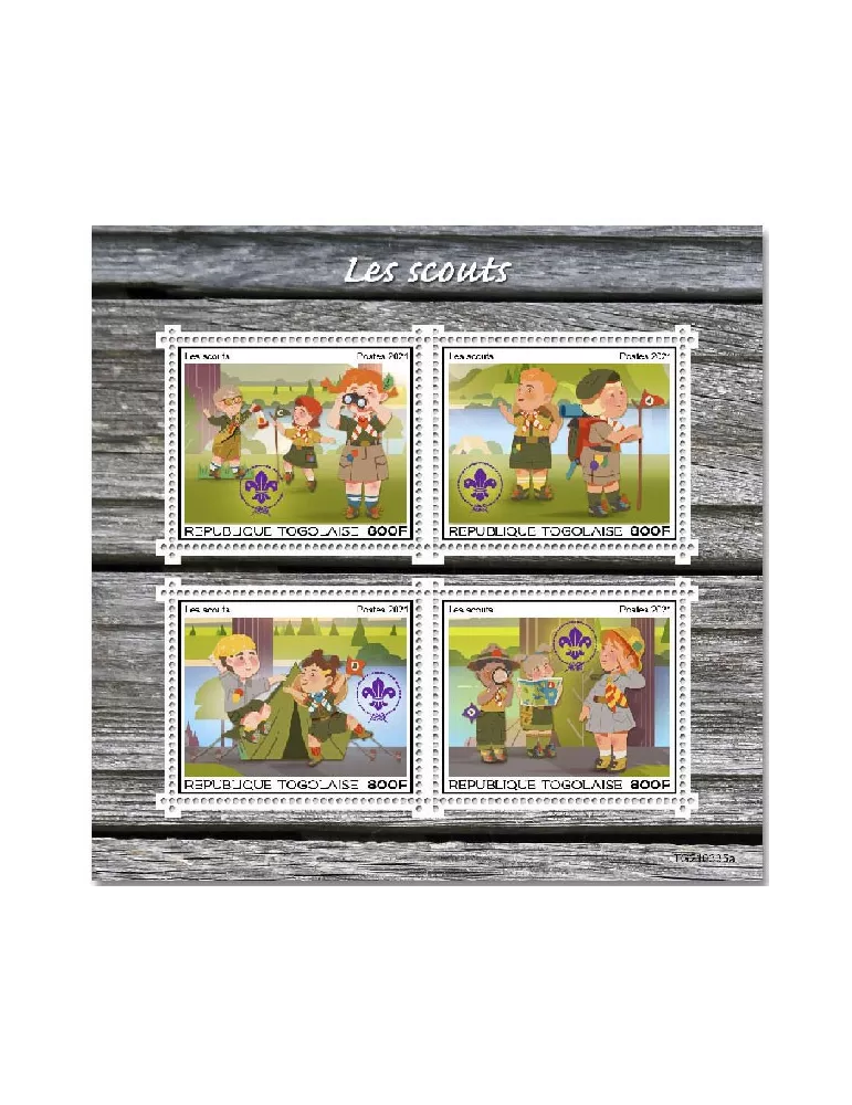 n° 9417/9420 - Timbre TOGO Poste