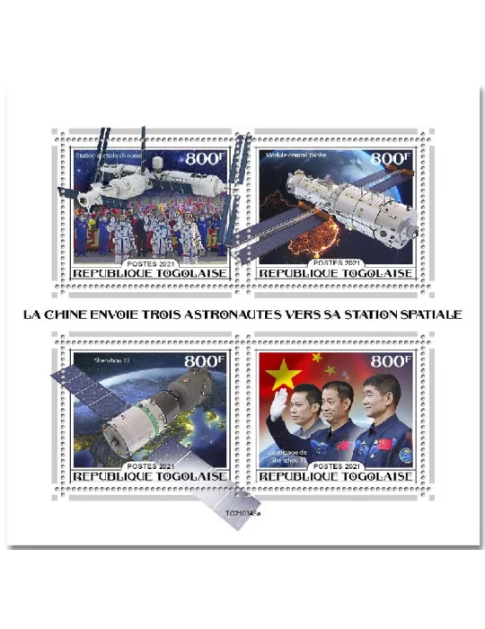 n° 9457/9460 - Timbre TOGO Poste