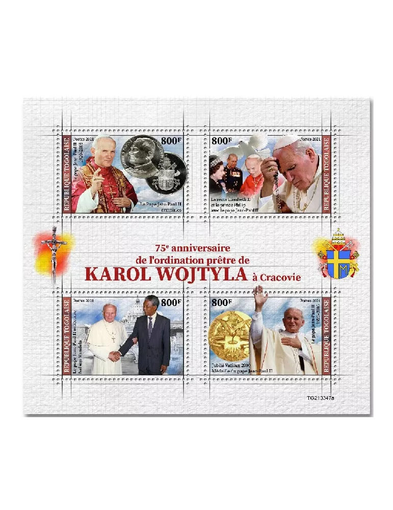 n° 9465/9468 - Timbre TOGO Poste
