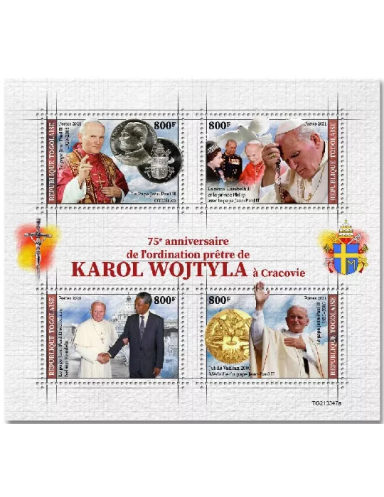 n° 9465/9468 - Timbre TOGO Poste