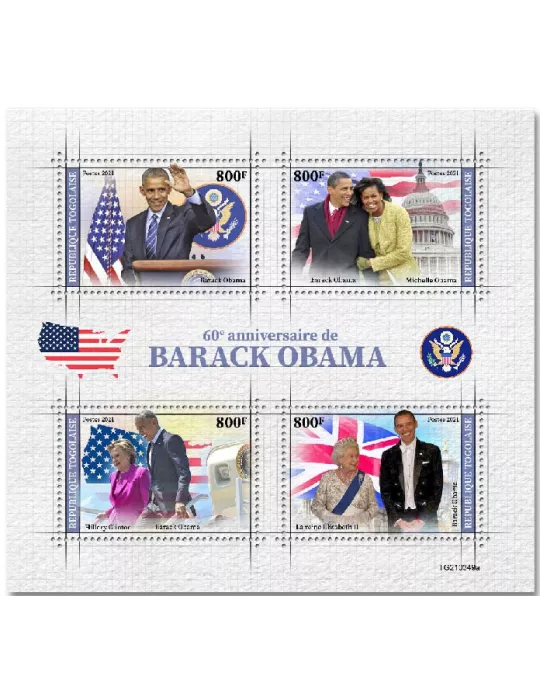 n° 9473/9476 - Timbre TOGO Poste