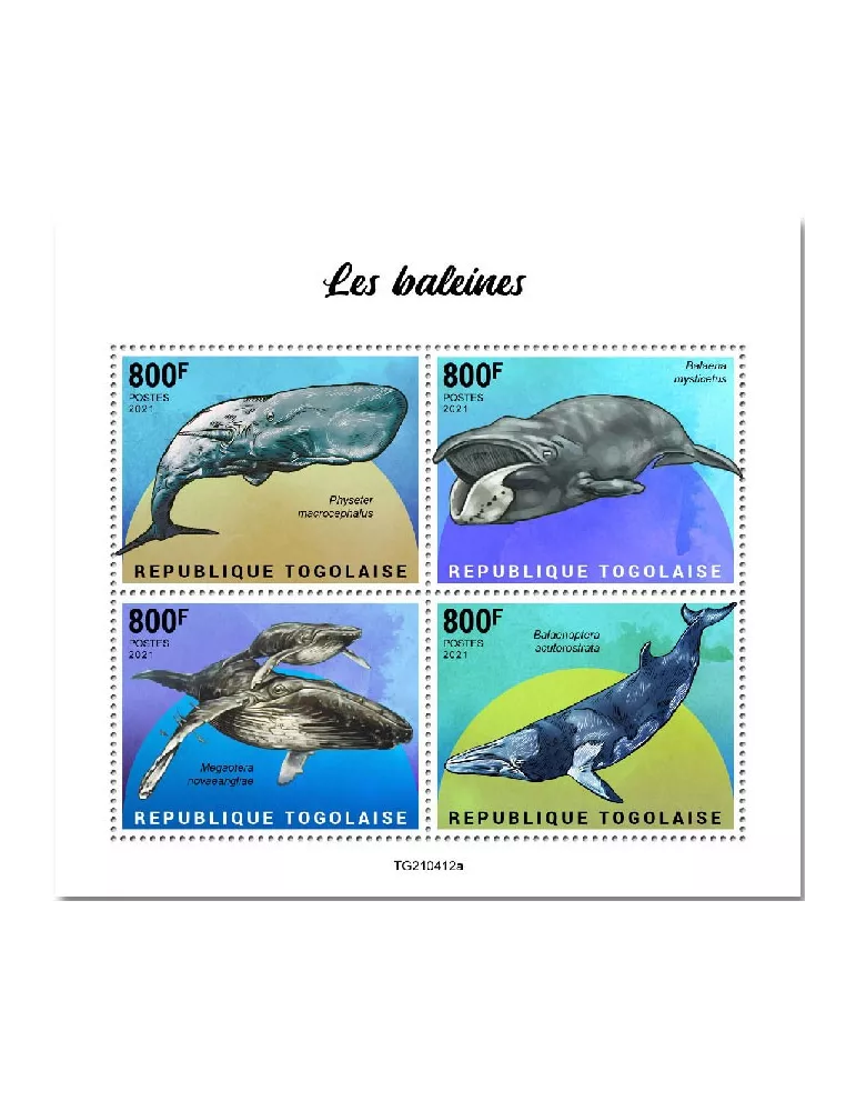 n° 9555/9558 - Timbre TOGO Poste