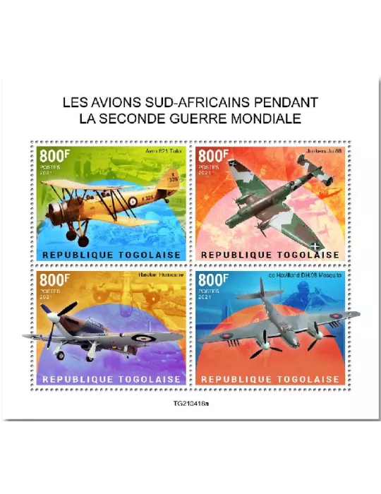 n° 9579/9582 - Timbre TOGO Poste
