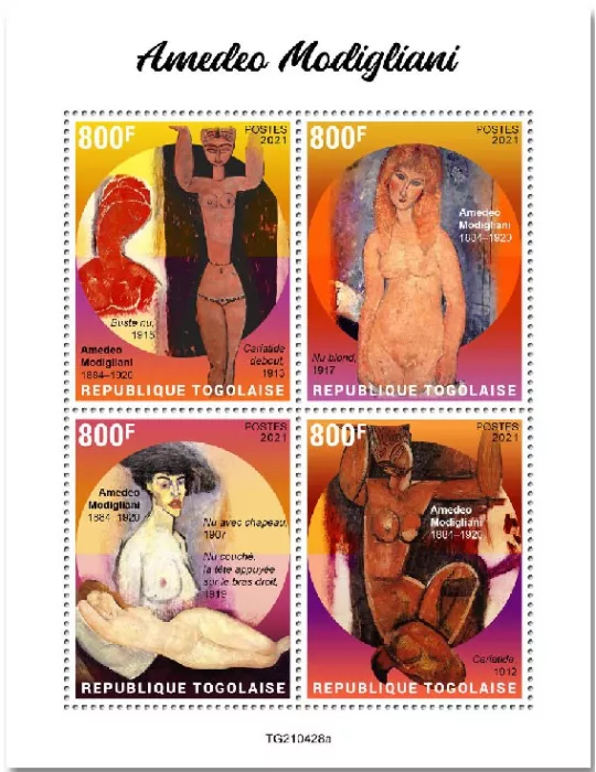 n° 9619/9622 - Timbre TOGO Poste