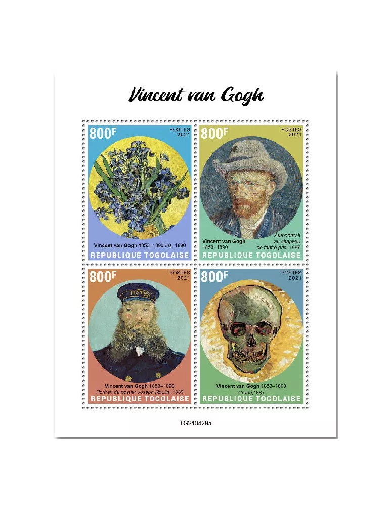 n° 9623/9626 - Timbre TOGO Poste