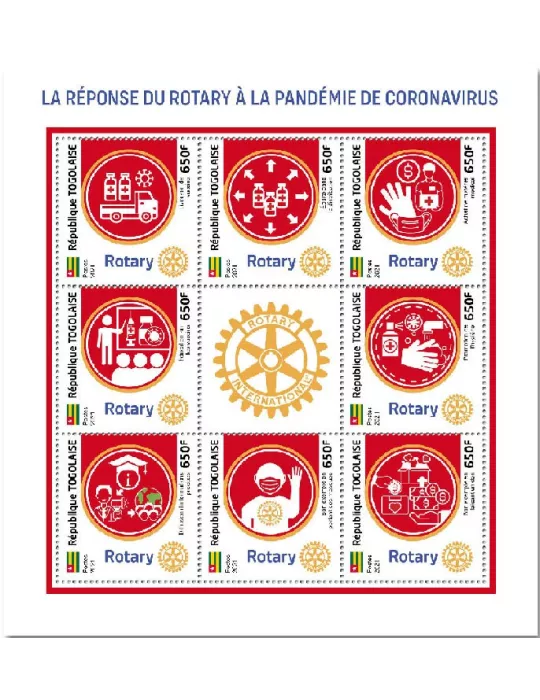 n° 9644/9651 - Timbre TOGO Poste