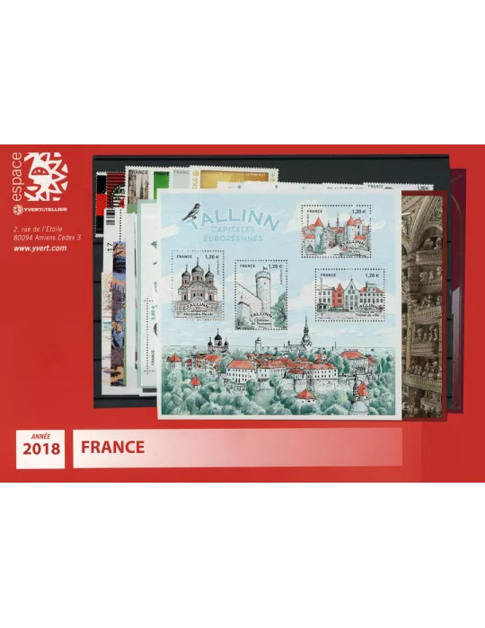 n° 5198/5290 - Timbre France Année complète (2018)